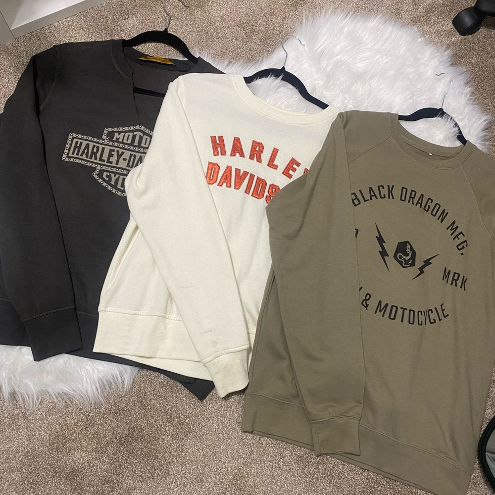 Harley-Davidson Gray and Cream Apparel